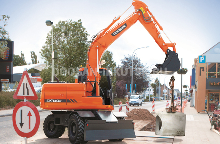 Колесный экскаватор DOOSAN DX 140 W