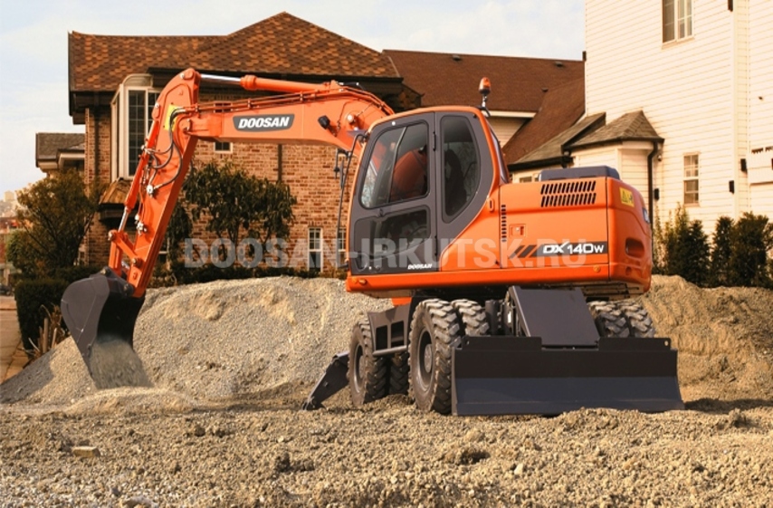 Колесный экскаватор DOOSAN DX 140 W