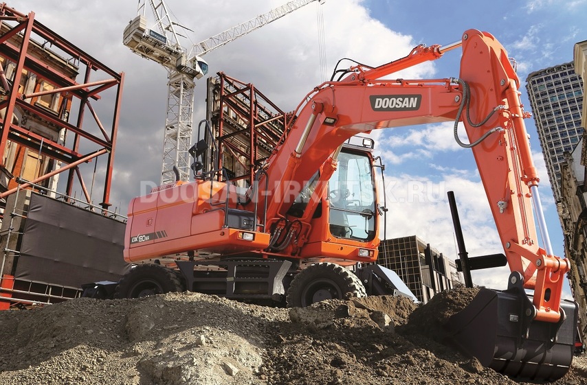 Колесный экскаватор DOOSAN DX 190 WA