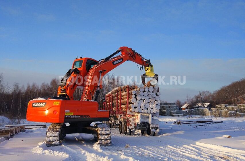 Бревноперегружатель гусеничный DOOSAN DX 225 LCA