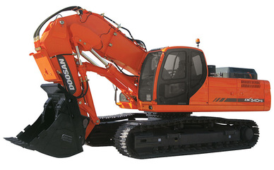 Гусеничный экскаватор Doosan DX 520 LC SFS с прямой лопатой