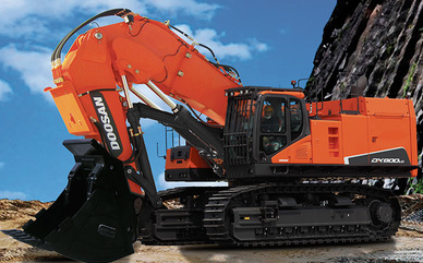 Гусеничный экскаватор Doosan DX 800 LC SFS с прямой лопатой